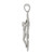 Sterling Silver Polished Mariner Crucifix Pendant QC8360