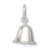 Sterling Silver Moveable Bell Charm QC6009