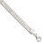 Sterling Silver Rhodium-plated Wire Wrapped w/ 1in ext. Bracelet QG5997-7.5