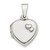 Sterling Silver Polished 13mm Heart Locket QLS776