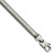 Sterling Silver Brushed Antiqued Herringbone Chain Bracelet QG5733-8.5