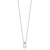 Sterling Silver Rhod-plat 7-7.5mm Rice FWC Pearl 1.5in ext Necklace QH5473-16