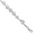 De-Ani Sterling Silver Rhodium-plated Polished Multi-Shell 7.25 inch Bracelet QH5583-7.25