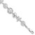 De-Ani Sterling Silver Rhodium-Plated Polished Starfish / Shells / Sand Dollar Bracelet QH5585-7