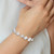 De-Ani Sterling Silver Rhodium-Plated Polished Starfish / Shells / Sand Dollar Bracelet QH5585-7