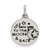 Sterling Silver Enamel Love you to the Moon & Back Charm Pendant QC9467