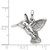 Sterling Silver Antique Finish Hummingbird Pendant QC6261
