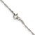Sterling Silver 1.4mm Singapore Chain QFC68-14