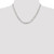 Sterling Silver 5.75mm Flat Curb Chain QLB150-18