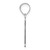 14kw Polished Etched Letter E Initial Pendant YC1437WE