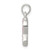 Sterling Silver Polished Pink Enameled Ribbon Pendant QC8568