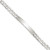 Sterling Silver Small ID Plate, Curb Link Bracelet QG1145-7.25