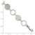 Sterling Silver Fancy Circle Bracelet QG2341-7.5