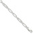 Sterling Silver Fancy Link Anklet QG1366-10