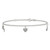 Sterling Silver Polished Heart, Star and Dolphin 9in Plus 1in Ext. Anklet QG2788-9