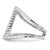 Brilliant Embers Sterling Silver Rhodium-plated 62 Stone Micro Pav CZ Ring QMP1473-6
