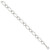 Sterling Silver Polished Textured Fancy Circle and Oval Link Bracelet QG3059-7.5