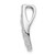 Sterling Silver Rhodium-plated CZ Slide QP5340