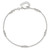 Sterling Silver Polished Bead 9in Plus 1in ext. Anklet QG3136-9