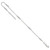Sterling Silver Polished Bead 9in Plus 1in ext. Anklet QG3136-9