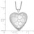Sterling Silver Rhodium-plated 20mm Floating Hearts Heart Locket Necklace QLS237-18