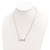 Cheryl M Sterling Silver Rhodium-plated Brilliant-cut CZ LOVE 18 Inch Necklace QCM1505-18