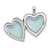 Sterling Silver Rhodium-plated 24mm Polished & Satin Heart Locket QLS325