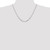 Sterling Silver 2.75mm Diamond-cut Forzantina Cable Chain QPE15-20