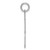Sterling Silver/Rhodium-plated Satin Number 13 Charm QPP13
