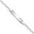 Sterling Silver Heart Baby ID Bracelet QID150-6