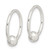 Sterling Silver Bead Endless Hoop Earrings QE1855