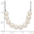 Sterling Silver Rhodium-plated 6-7mm White Near Round FWC Pearl Necklace QH5540-18