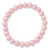 Sterling Silver Rh-p 7-8mm Pink FWC Pearl Earring Bracelet Necklace Set QH5638SET