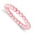 Sterling Silver Rh-p 7-8mm Pink FWC Pearl Earring Bracelet Necklace Set QH5638SET