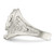 Sterling Silver Horseshoe with Horse Head Ring QR134-11