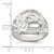 Sterling Silver Horseshoe with Horse Head Ring QR134-11