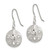 Sterling Silver Sand Dollar Earrings QE3329