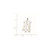 Sterling Silver/Rhodium-plated Satin Number 41 Charm QPM41