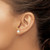 Majestic Sterling Silver Rhodium-plated 6-7mm White Imitation Shell Pearl Stud Earrings QMJE6W