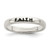 Sterling Silver Antiqued and Polished Faith Ring QR2705-6