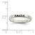 Sterling Silver Antiqued and Polished Faith Ring QR2705-6