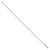Sterling Silver 1.5mm Beaded Chain Anklet QK81-10