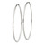 Sterling Silver 2x70mm Endless Hoop Earrings QE4644