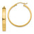 10k Polished Hoop Earring 10TA241
