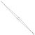 Sterling Silver 2-Strand Beaded CZ 9in Plus 1in Ext. Anklet QG4739-9