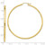 10K Polished 2mm Tube Hoop Earrings 10T922