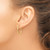 10K Polished 2mm Tube Hoop Earrings 10T916