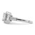 Brilliant Embers Sterling Silver Rhodium-plated 51 Stone Micro Pav CZ Ring QMP945-7