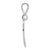 10KW Filigree Initial W Pendant 10D1281W