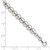 Sterling Silver Rhodium-plated 6mm Beaded 7.5in Bracelet QG6422-7.5